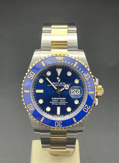 rolex acciaio oro blu|rolex ceramica sottomarina.